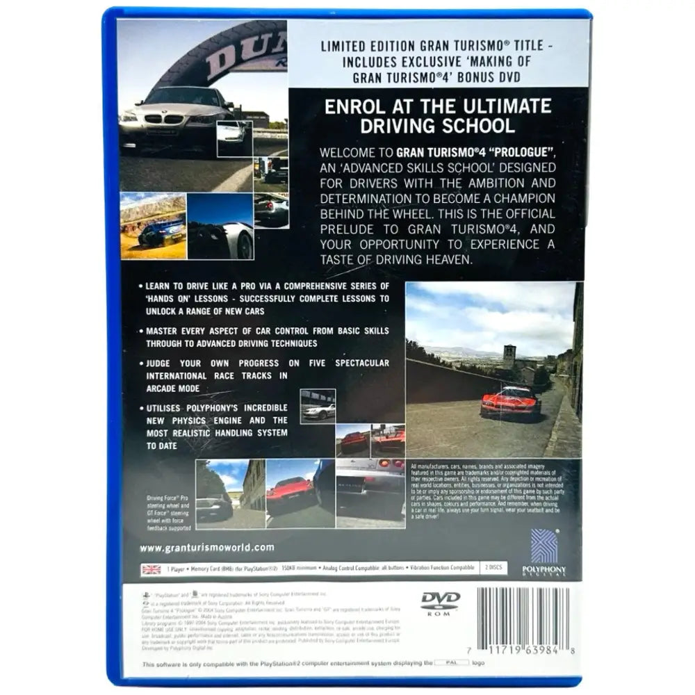 Gran Turismo 4: Prologue - PlayStation 2 (PS2) Spill