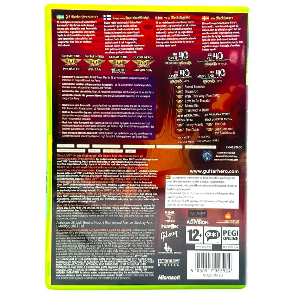 Guitar Hero: Aerosmith - Xbox 360 Spill