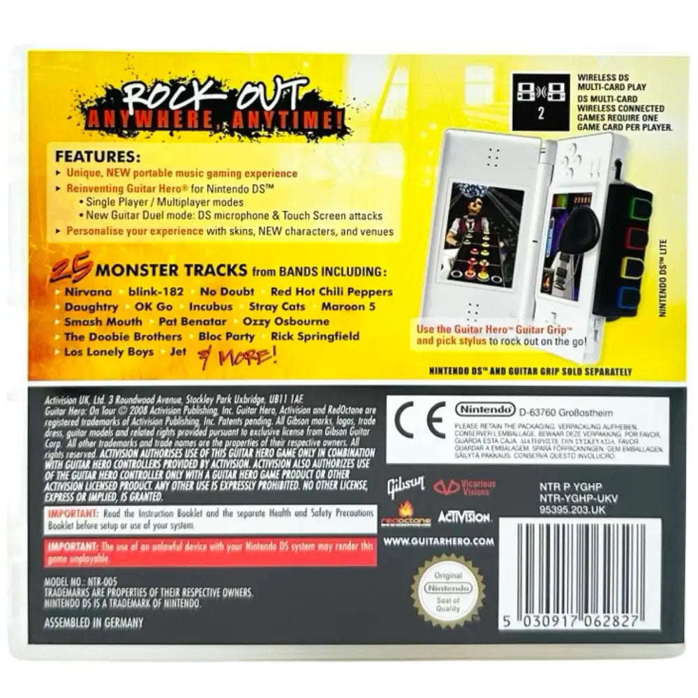 Guitar Hero On Tour - Nintendo DS Spill