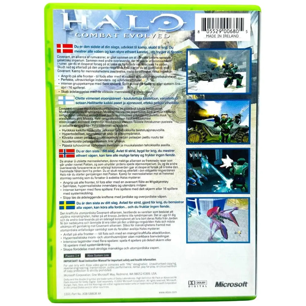 Halo: Combat Evolved - Xbox spill - Spill