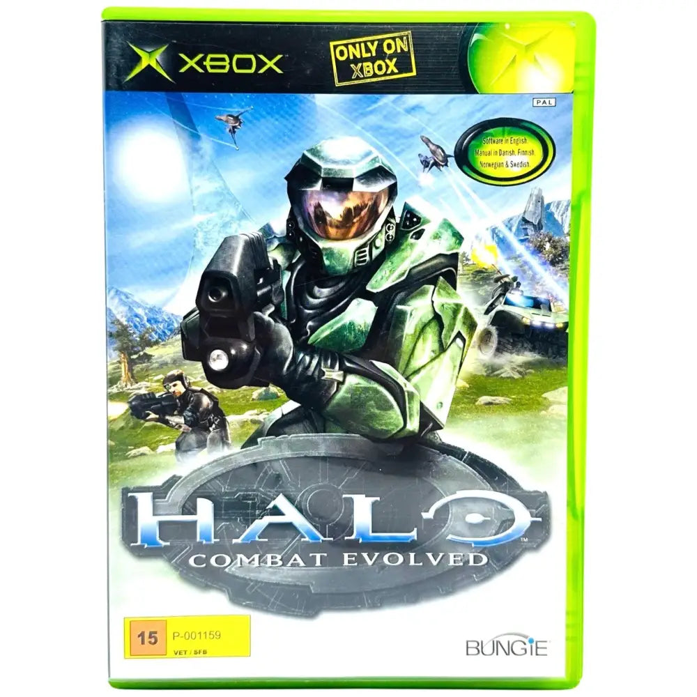 Halo: Combat Evolved - Xbox spill - Cover - Manual - Spill/Disk - Spill