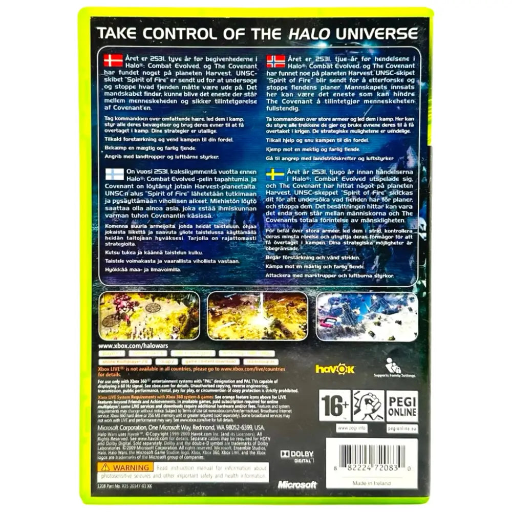 Halo Wars - Xbox 360 Spill