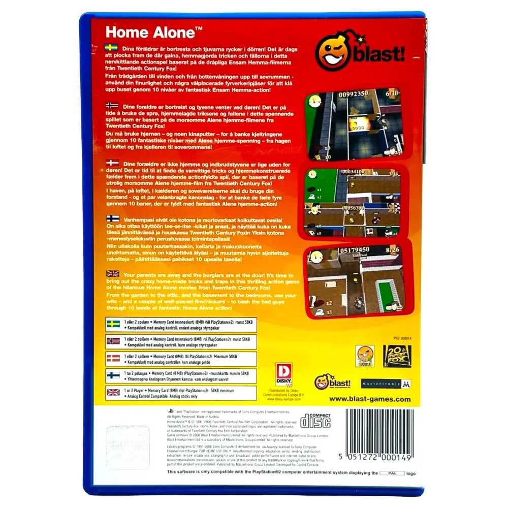 Home Alone - PlayStation 2 (PS2) Spill