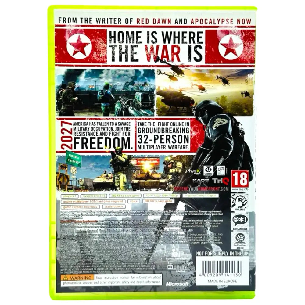 Homefront - Xbox 360 Spill