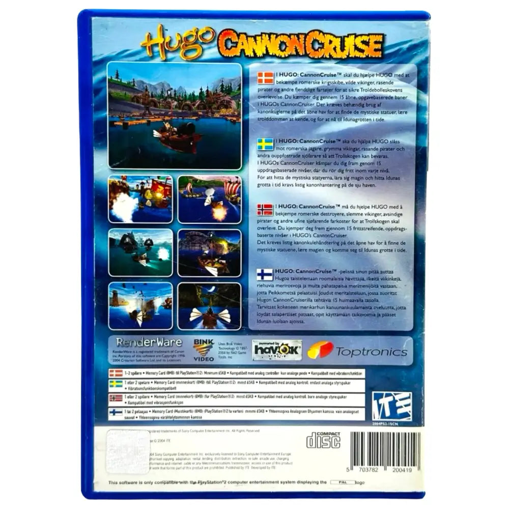 Hugo Cannon Cruise - PlayStation 2 (PS2) Spill