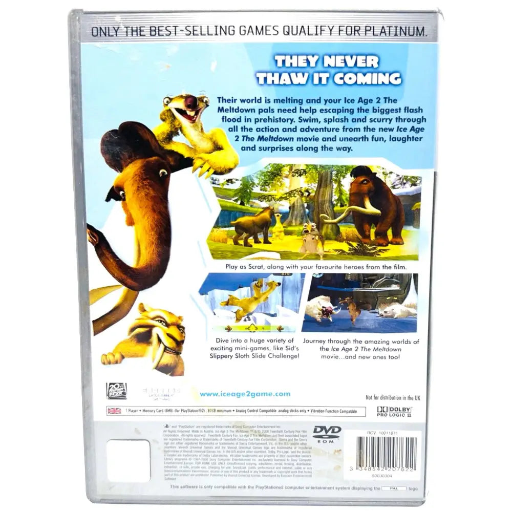Ice Age 2 The Meltdown - PlayStation (PS2) Spill