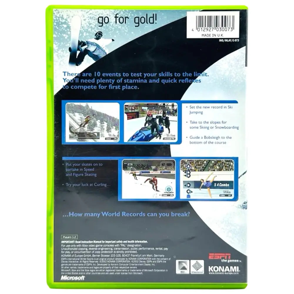International Winter Sports - Xbox spill - Spill