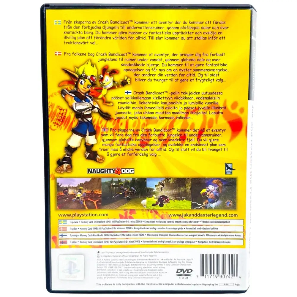 Jak And Daxter The Precursor Legacy - PlayStation 2 (PS2) Spill
