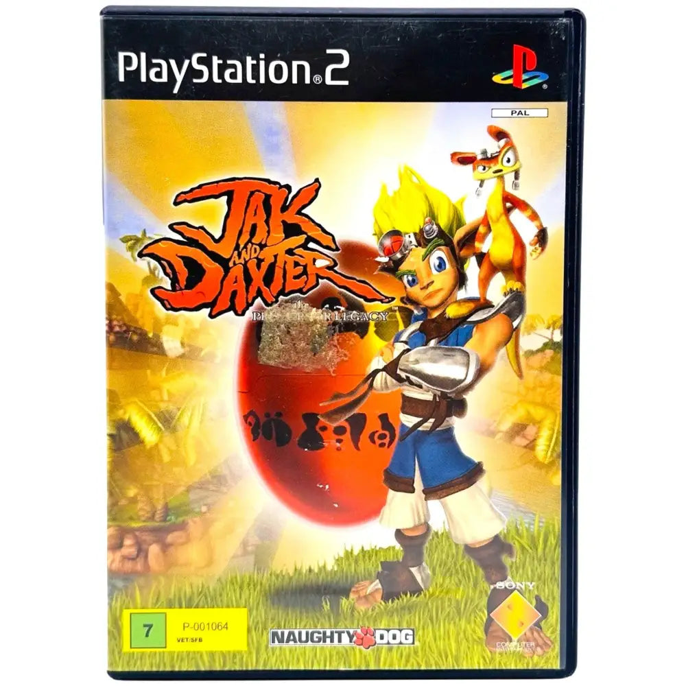 Jak And Daxter The Precursor Legacy - PlayStation 2 (PS2) Spill - Cover - Manual - Spill/Disk / Standard