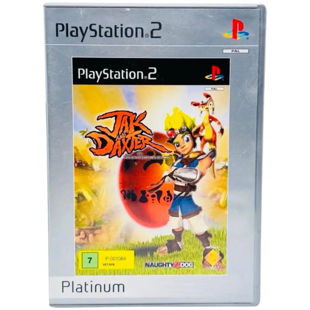 Jak And Daxter The Precursor Legacy - PlayStation 2 (PS2) Spill - Cover - Manual - Spill/Disk / Platinum