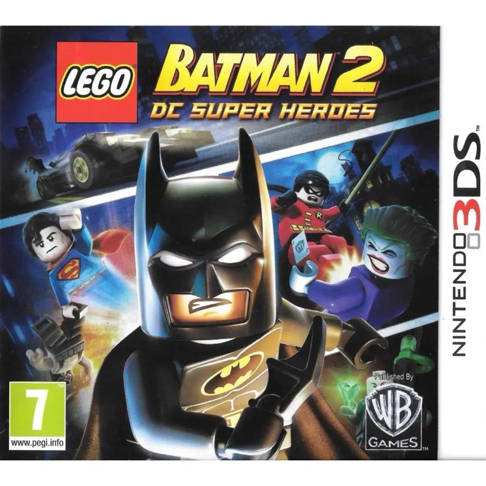 LEGO Batman 2 DC Super Heroes - Nintendo DS Spill - Cover - Manual