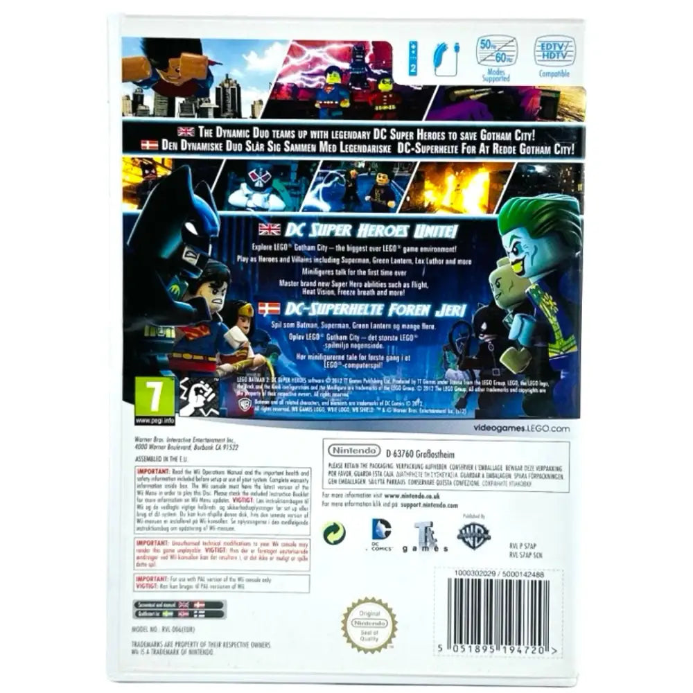 LEGO Batman 2: DC Super Heroes - Nintendo Wii Spill