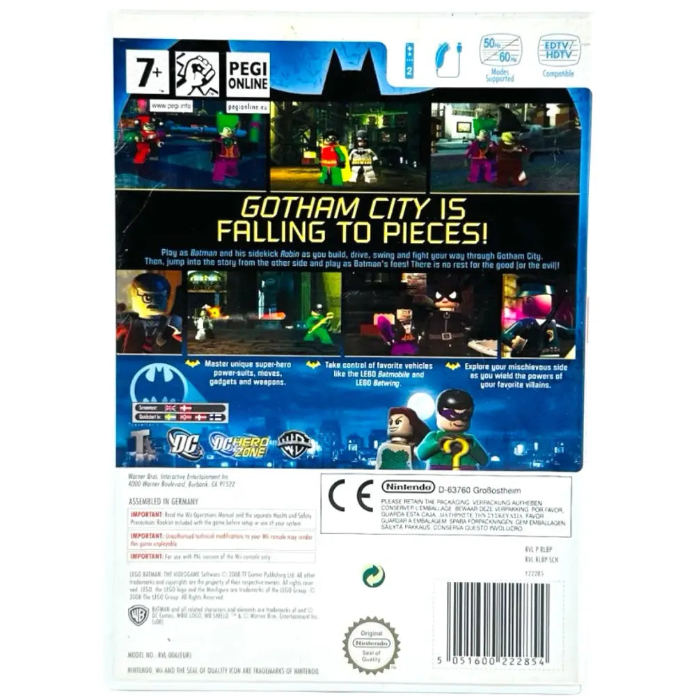 LEGO Batman The Videogame - Nintendo Wii Spill