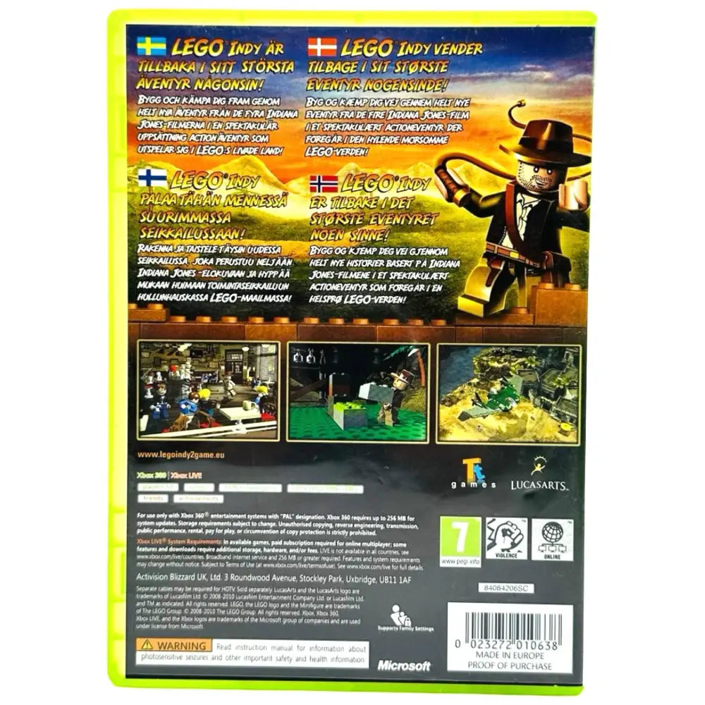 LEGO Indiana Jones 2: The Adventure Continues - Xbox 360 Spill