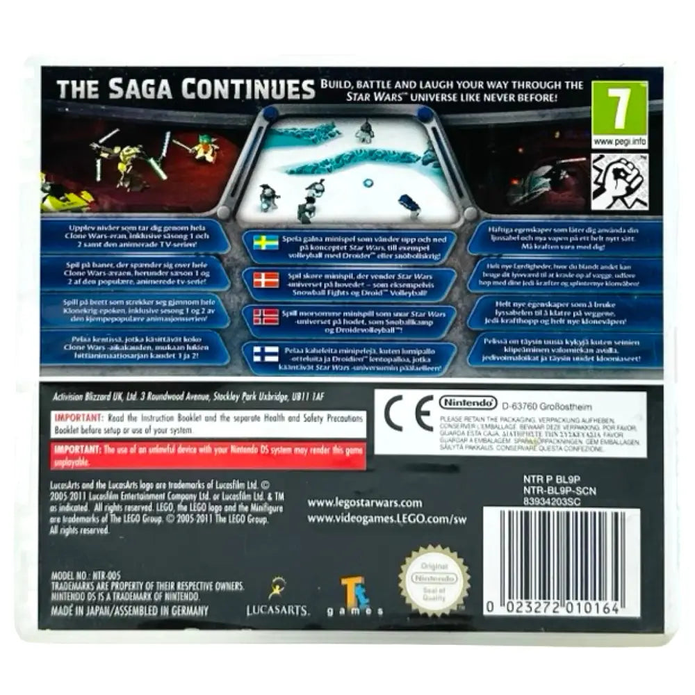 LEGO Star Wars III: The Clone - Nintendo DS Spill