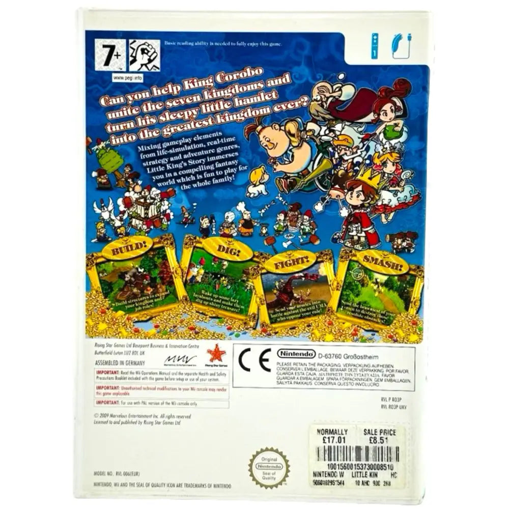 Little King’s Story - Nintendo Wii Spill