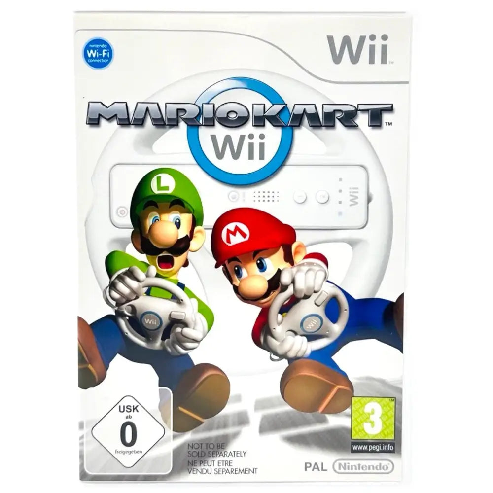 Mario Kart Wii - Nintendo Spill - Cover - Manual - Spill/Disk / Standard