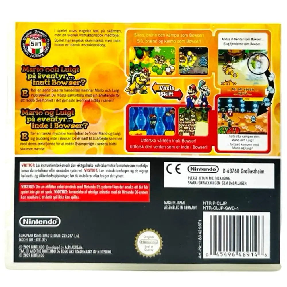 Mario & Luigi: Bowser’s Inside Story - Nintendo DS Spill