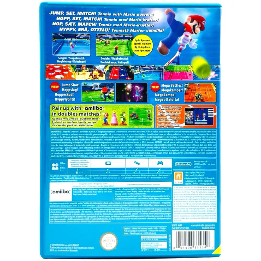 Mario Tennis: Ultra Smash - Nintendo Wii U Spill