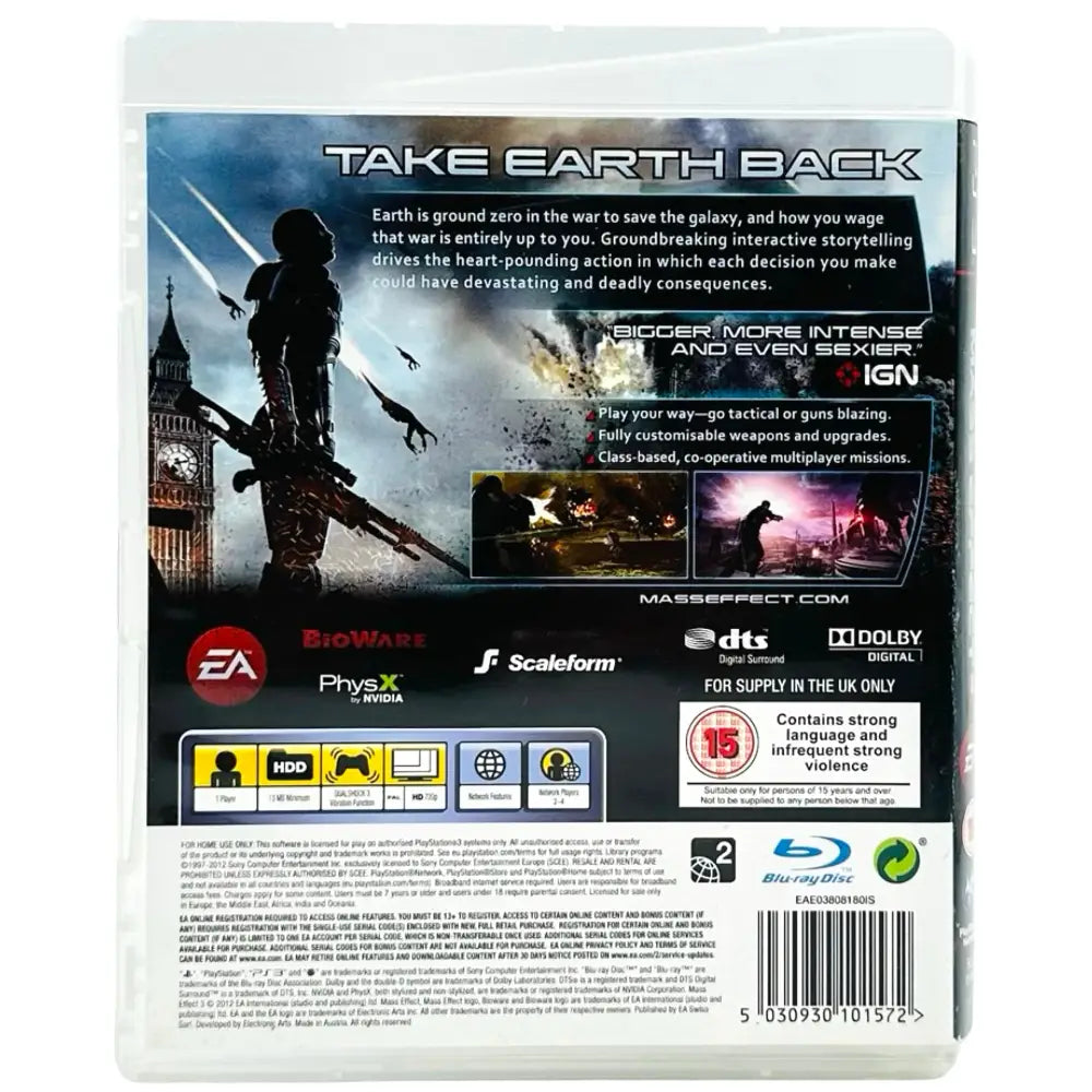 Mass Effect 3 - PlayStation (PS3) Spill