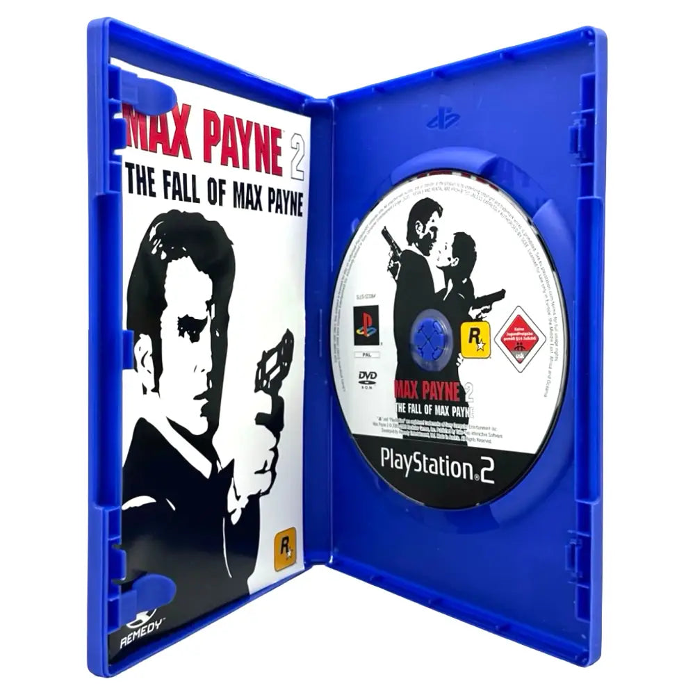 Max Payne 2 Fall Of (Tysk) - PlayStation (PS2) Spill
