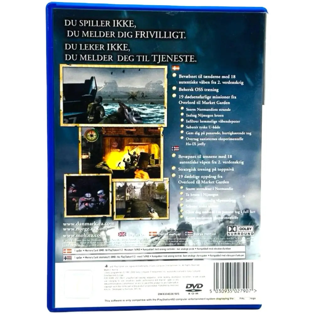 Medal Of Honor Frontline - PlayStation 2 (PS2) Spill