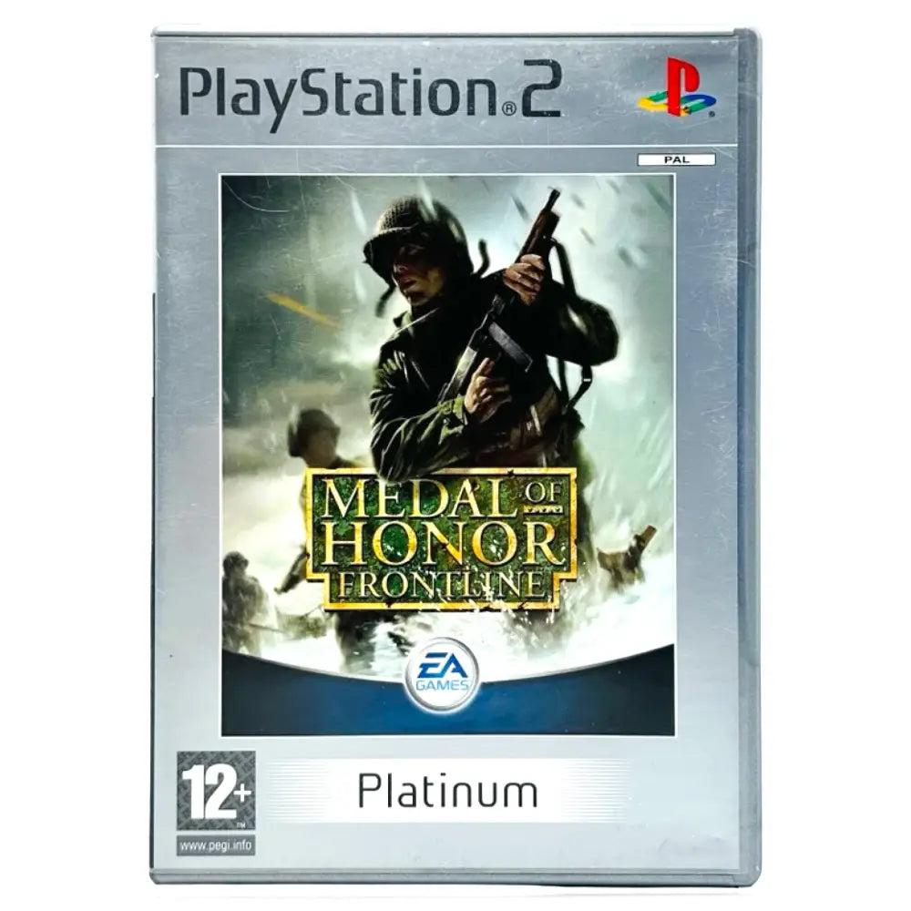Medal Of Honor Frontline - PlayStation 2 (PS2) Spill - Cover - Manual - Spill/Disk / Platinum
