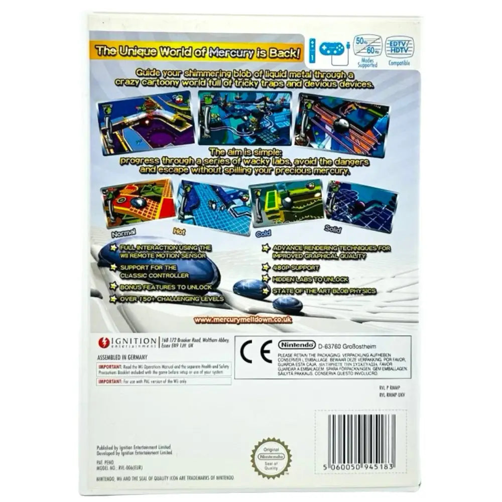 Mercury Meltdown Revolution - Nintendo Wii Spill