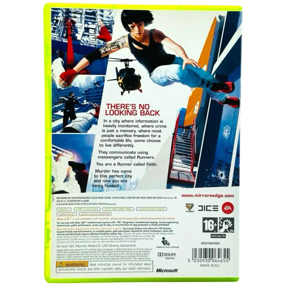Mirror’s Edge - Xbox 360 Spill