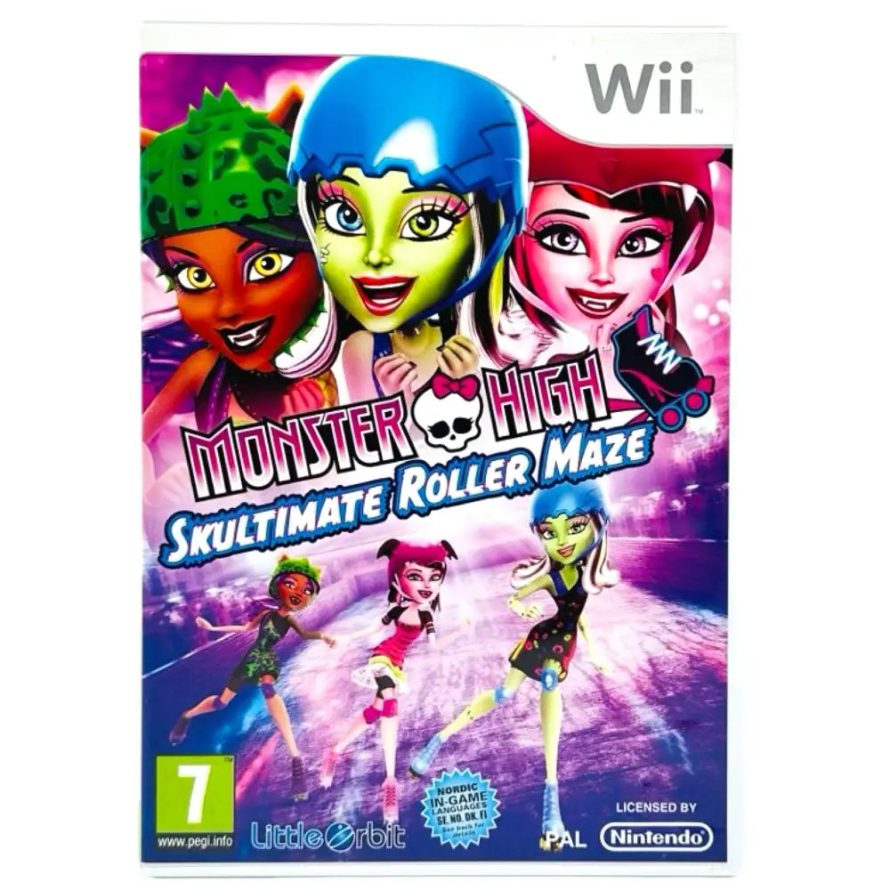 Monster High: Skultimate Roller Maze - Nintendo Wii Spill