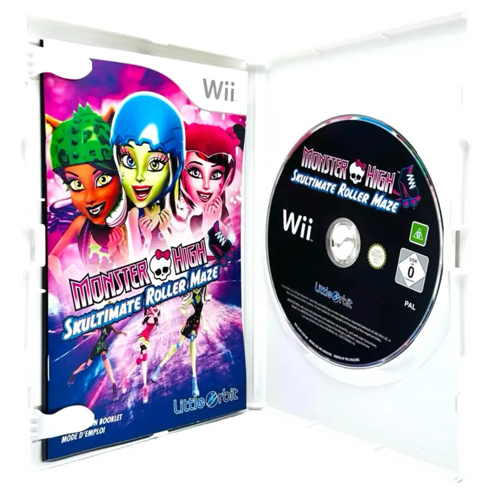 Monster High: Skultimate Roller Maze - Nintendo Wii Spill
