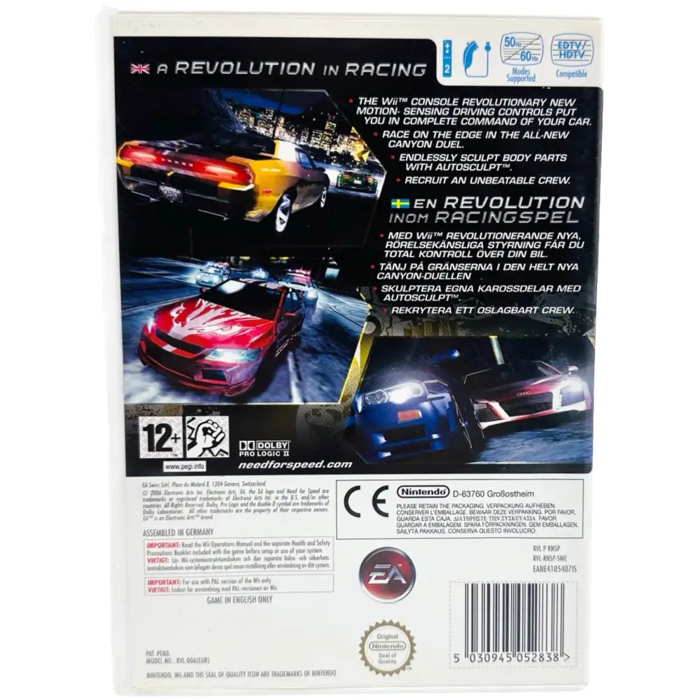 Need For Speed: Carbon - Nintendo Wii Spill