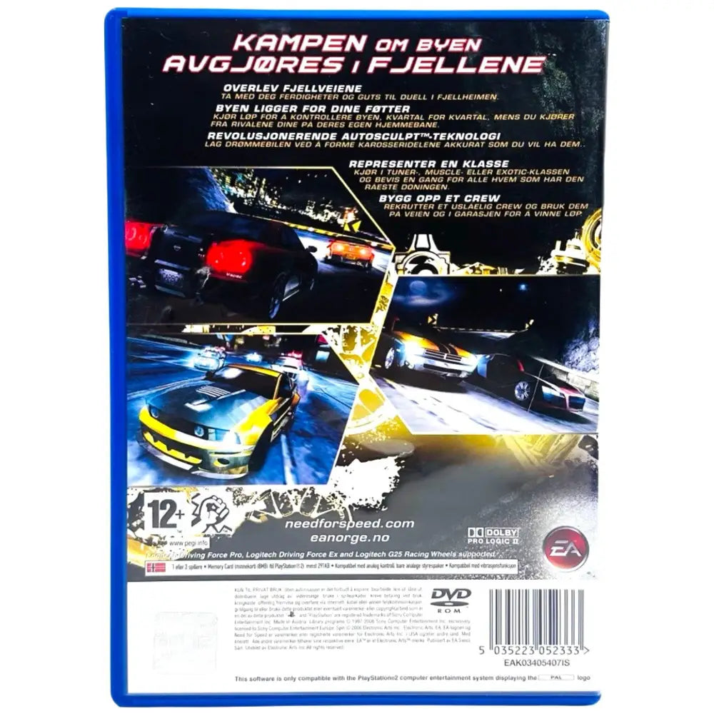 Need For Speed Carbon - PlayStation 2 (PS2) Spill