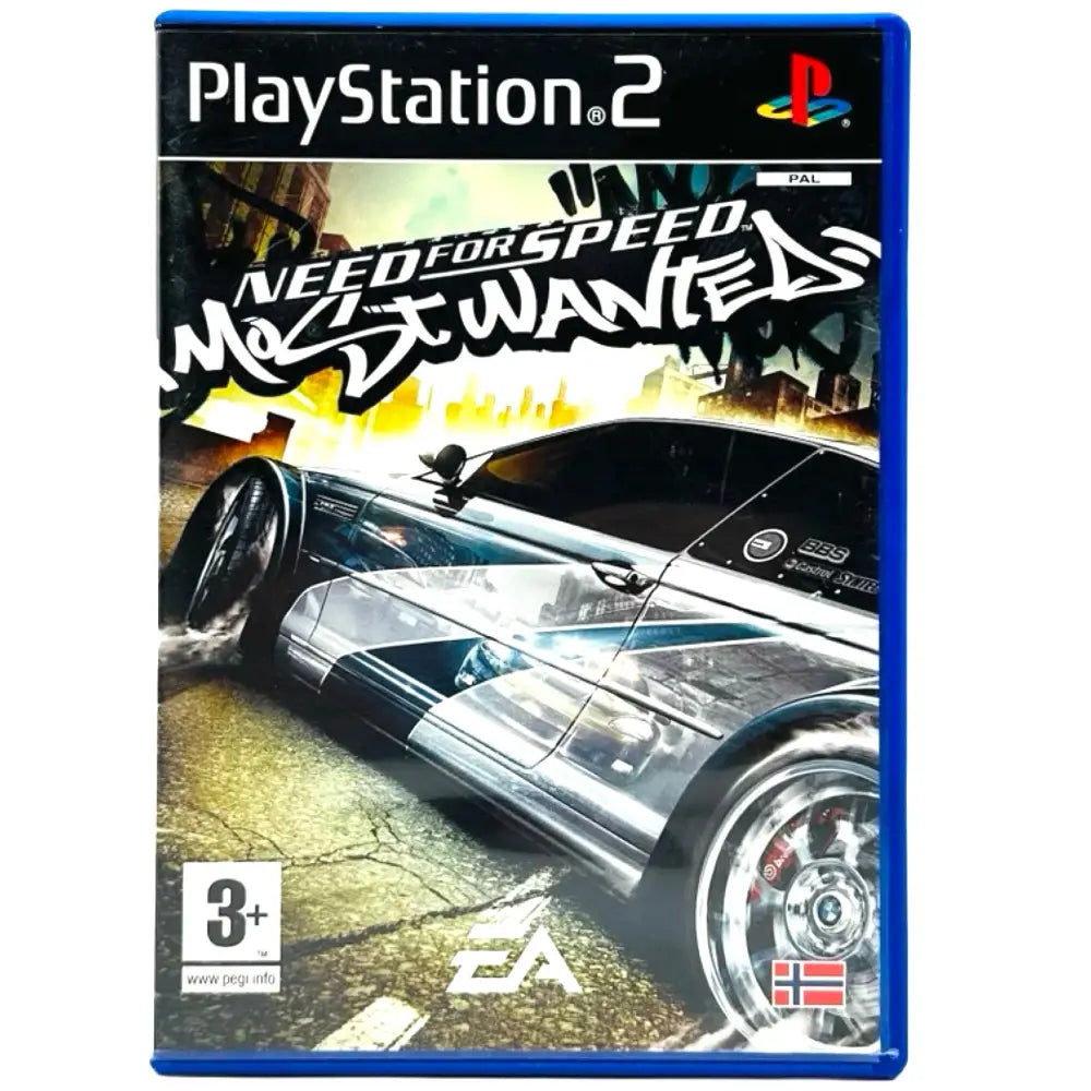 Need For Speed Most Wanted - PlayStation 2 (PS2) Spill - Cover - Manual - Spill/Disk / Standard