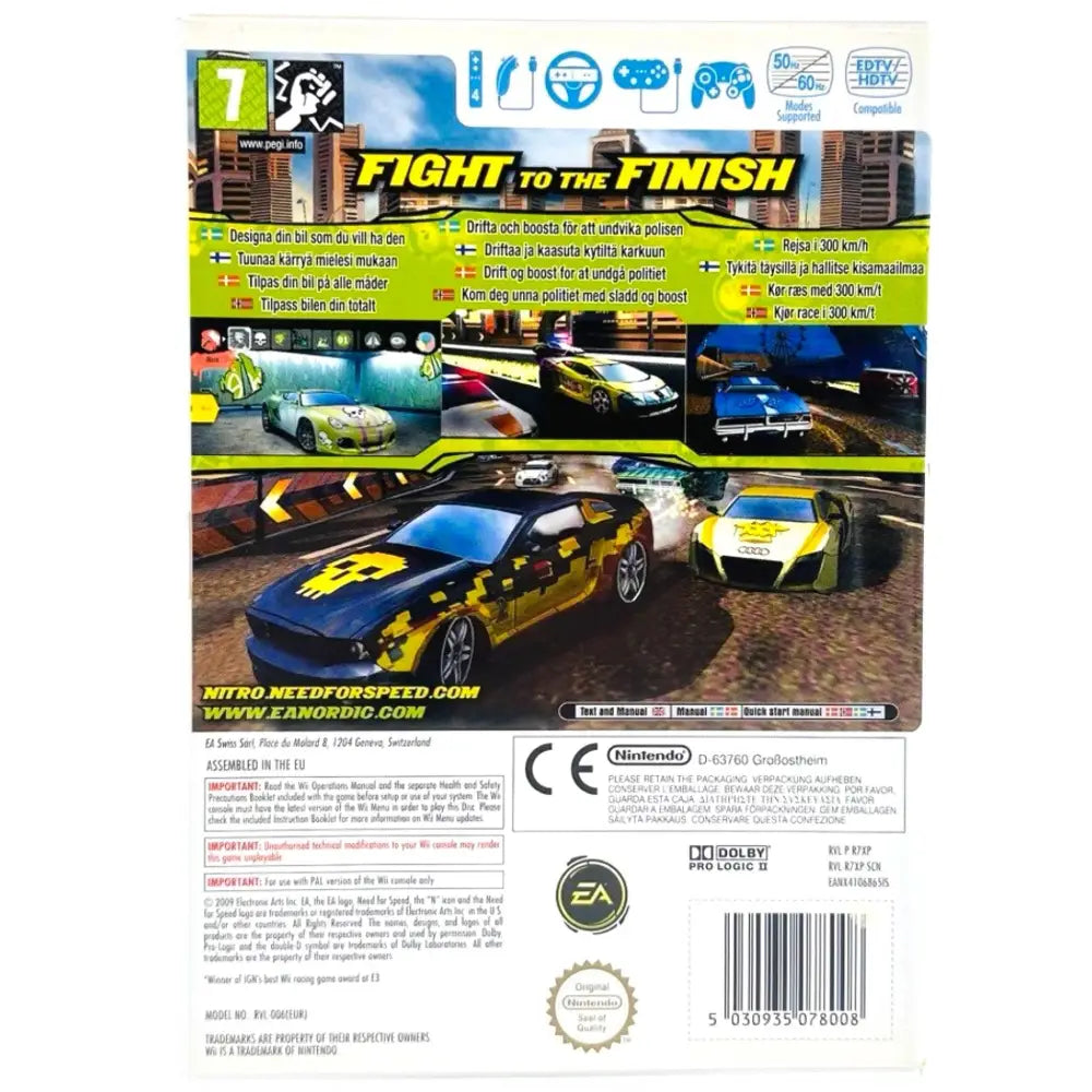Need For Speed: Nitro - Nintendo Wii Spill