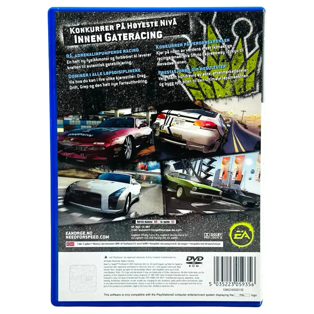 Need For Speed: ProStreet - PlayStation 2 (PS2) Spill