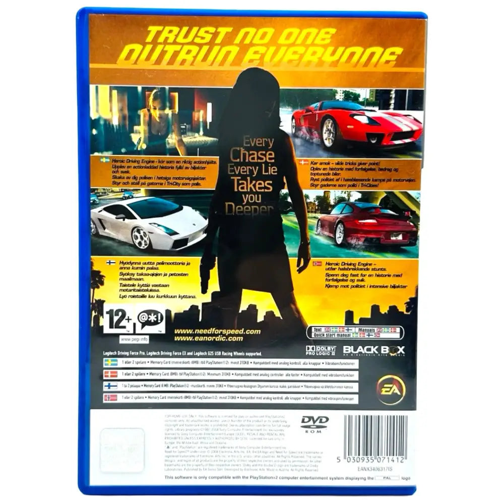Need For Speed Undercover - PlayStation 2 (PS2) Spill