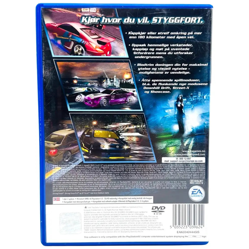 Need For Speed Underground 2 - PlayStation (PS2) Spill