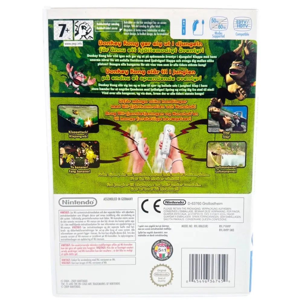 New Play Control: Donkey Kong Jungle Beat - Nintendo Wii Spill
