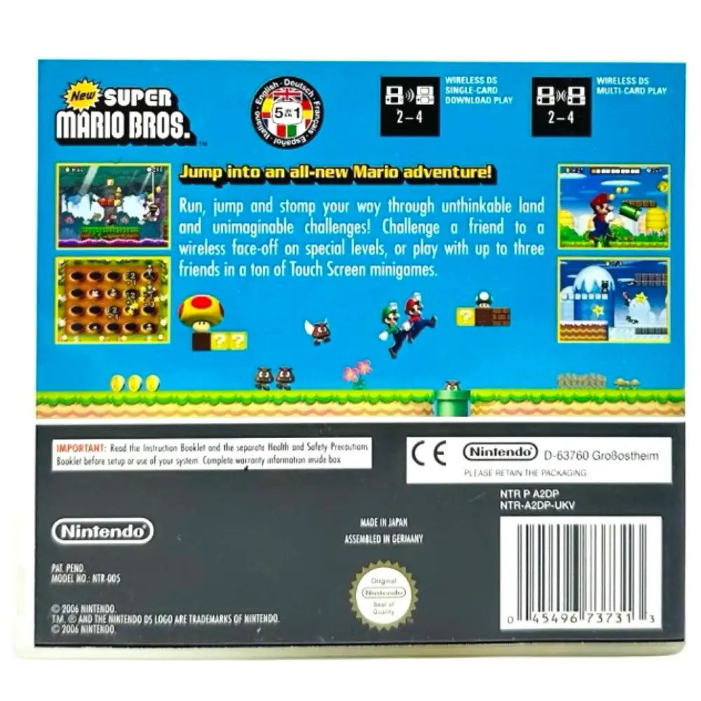 New Super Mario Bros - Nintendo DS Spill