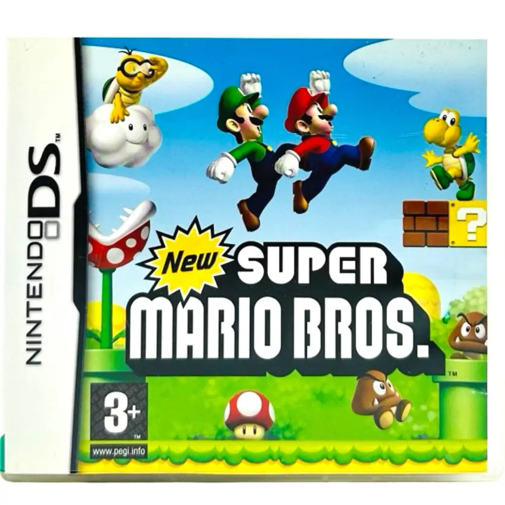 New Super Mario Bros - Nintendo DS Spill - Cover - Manual