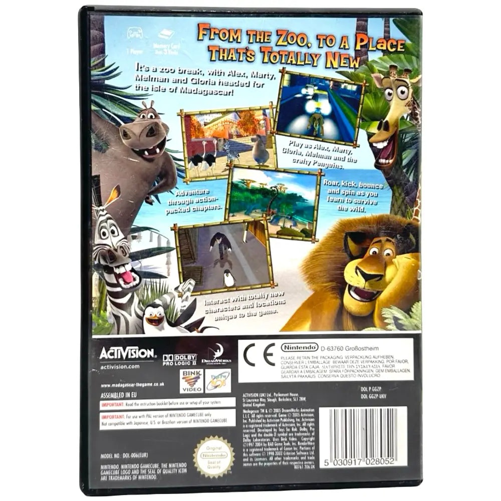 Madagascar - GameCube Spill
