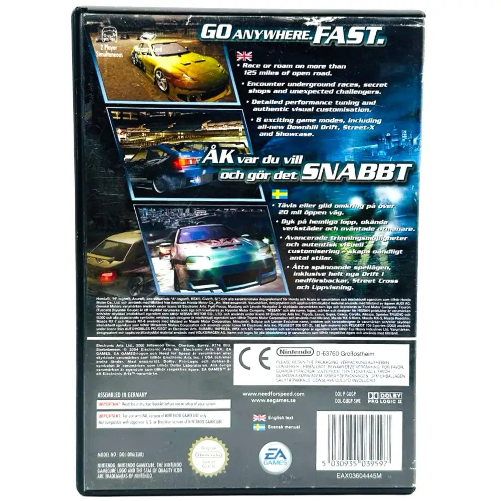 Need For Speed Underground 2 - GameCube Spill