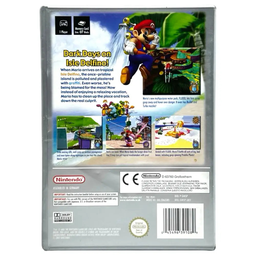 Super Mario Sunshine - GameCube Spill