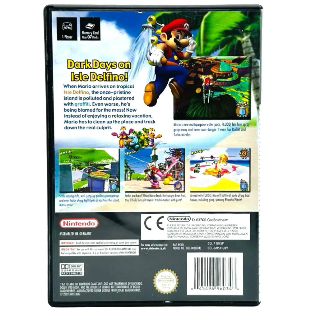 NGC: Super Mario Sunshine - Spill