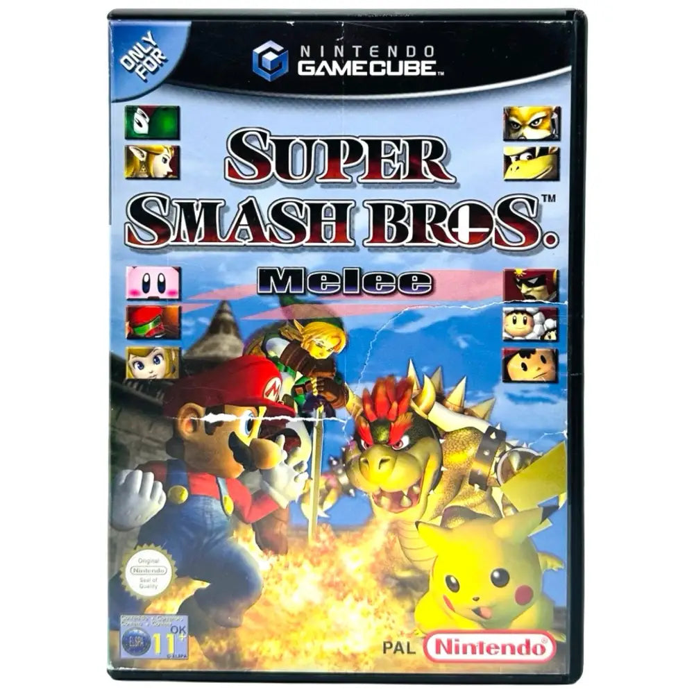 NGC: Super Smash Bros. Melee - Cover - Manual - Spill/Disk - Spill