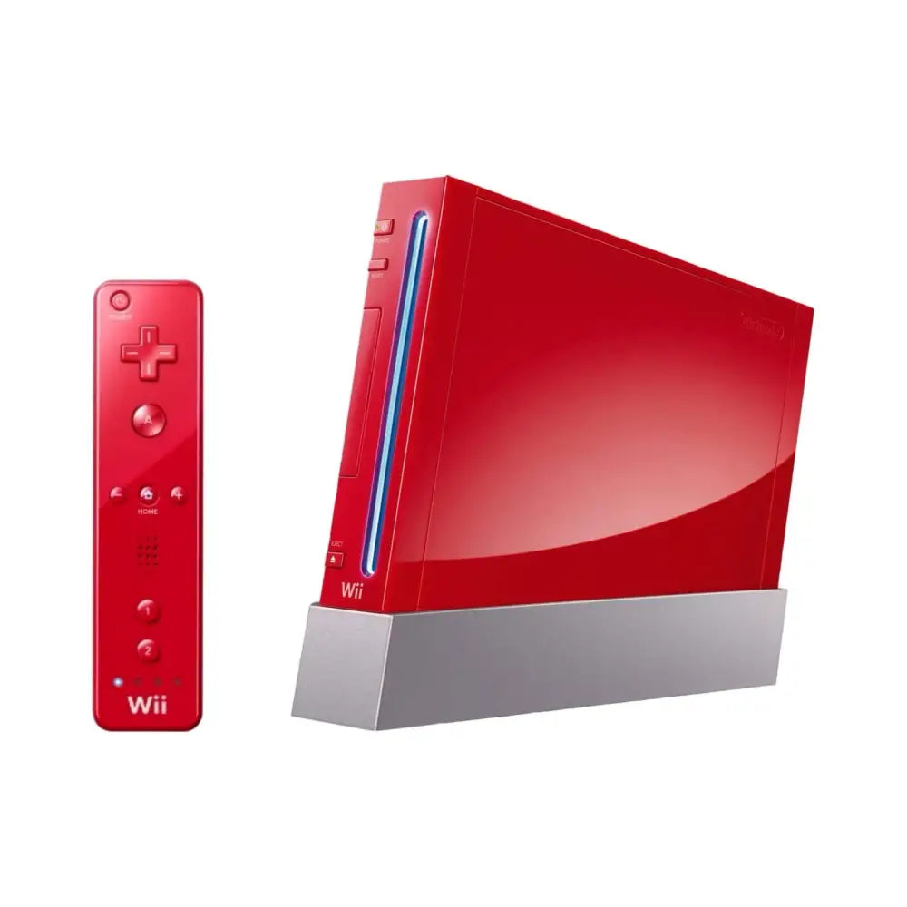 Nintendo Wii Konsoll pakke - Rød (GC Kompatibel)