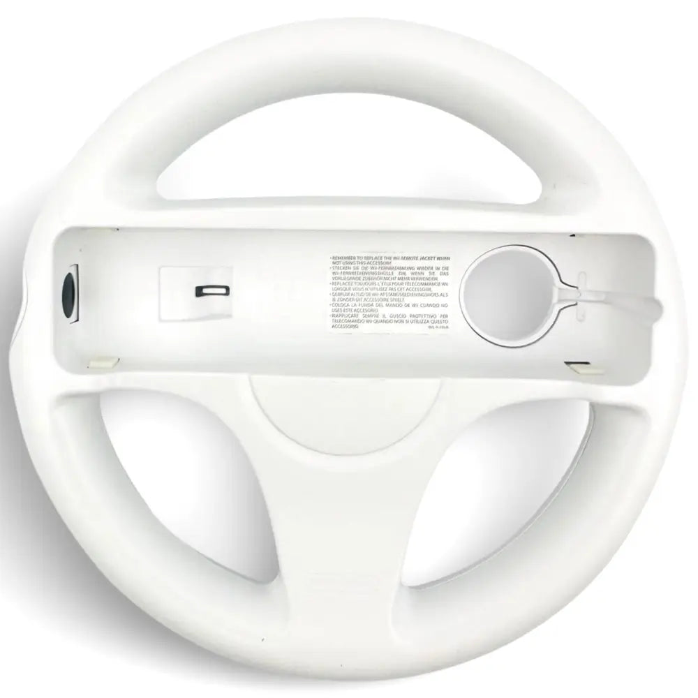 Originalt Ratt til Nintendo Wii Kontroller - Hvit - Tilbehør