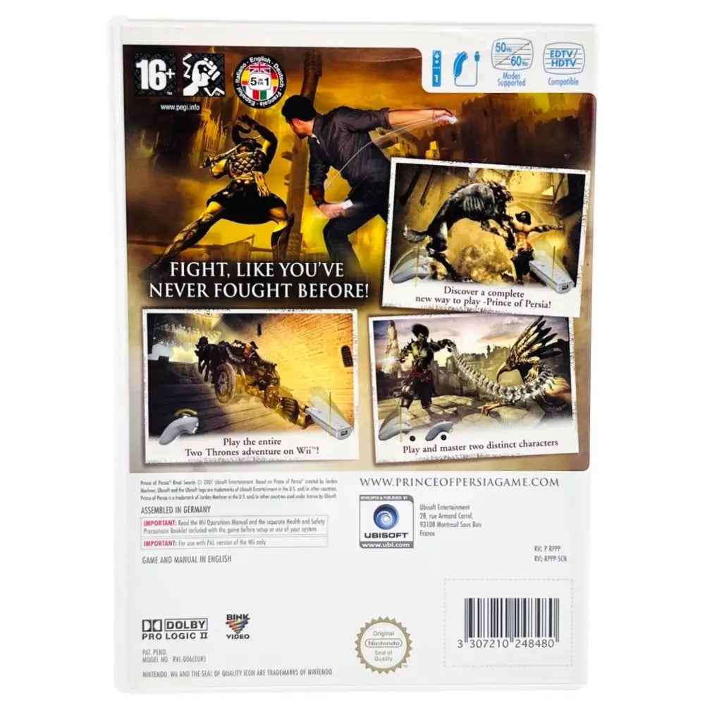 Prince Of Persia Rival Swords - Nintendo Wii Spill