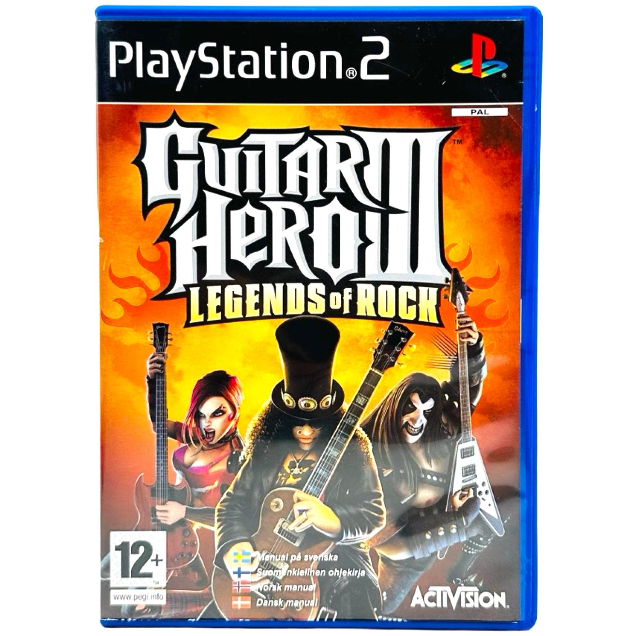 Playstation 2 top With Guitar Hero 3